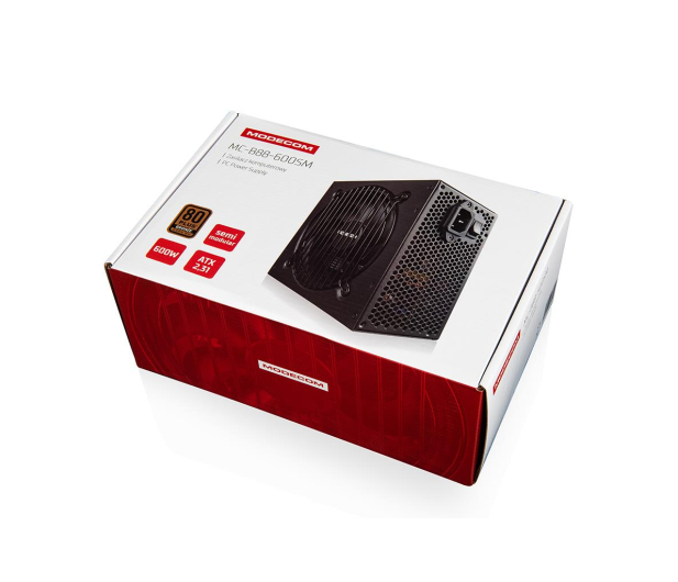 MODECOM MC-B88-600SM 600W 80 Plus Bronze - 606206 - zdjęcie 6